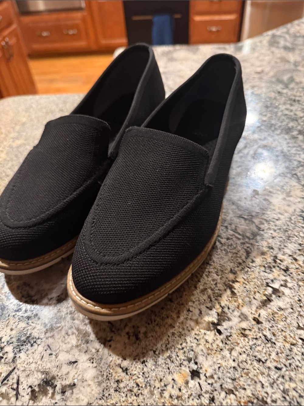 Kelly & Katie flats worn briefly size 20 wide